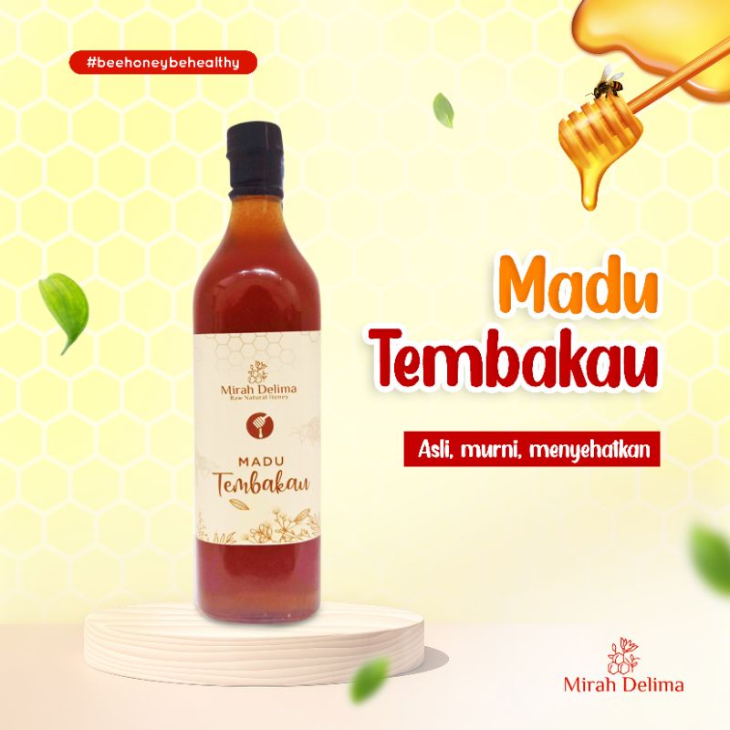 

Madu Tembakau - Raw Natural Honey - 600 ml - Botol Kaca