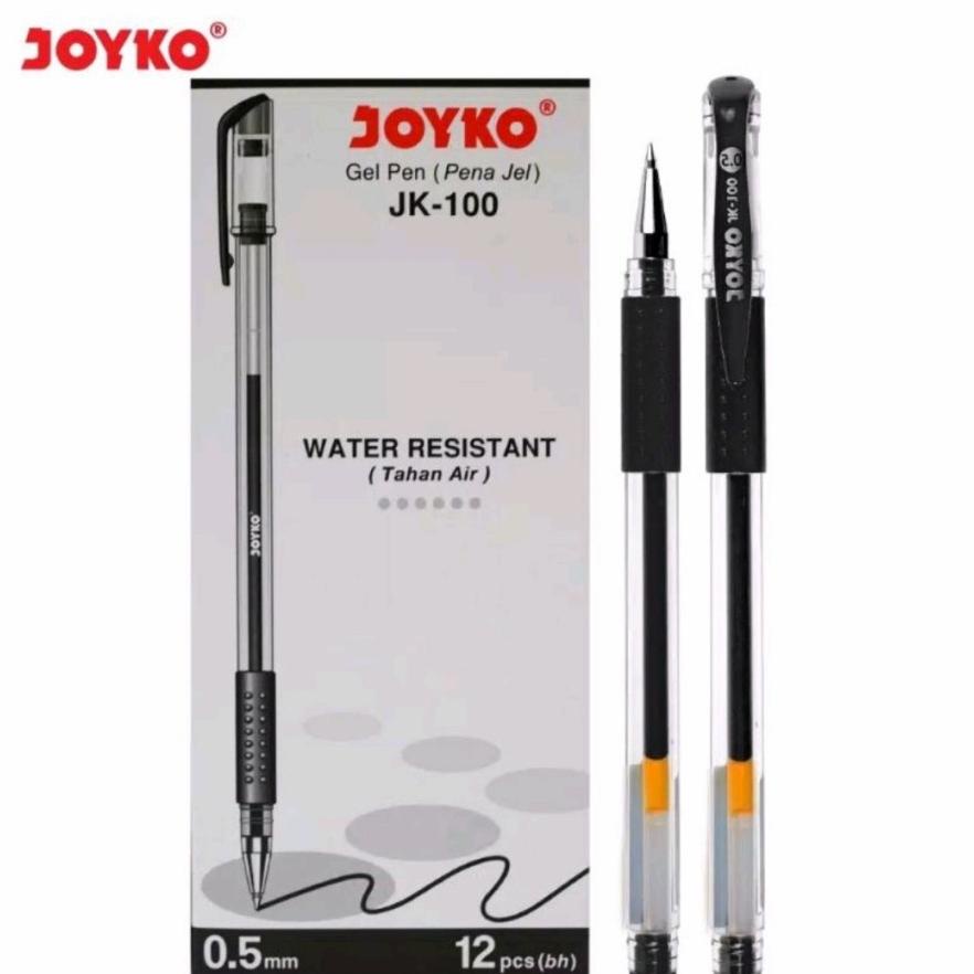 

Joyko Pulpen Gel JK 100 12pcs 1 lusin