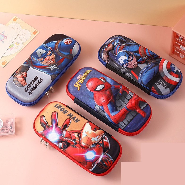 

Murah Kotak Pensil Hard Case Anak Laki-laki Karakter Super Hero Marvel QDW