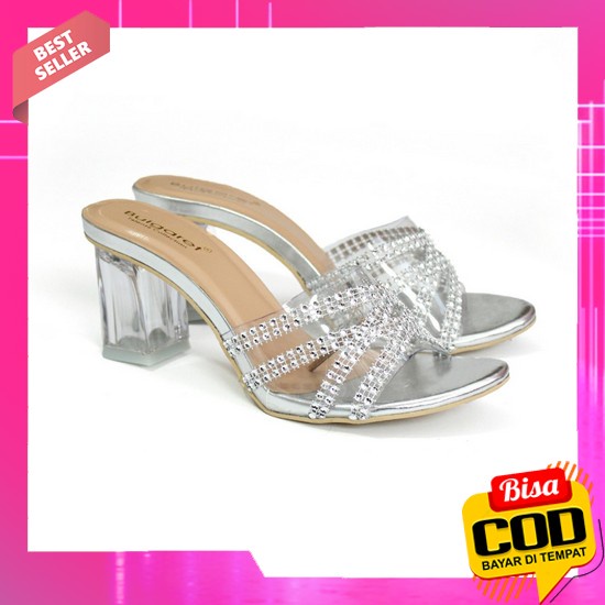 High Heels Wanita Kondangan Hels Pesta Dewasa Viral Heel Cewek Remaja  High Heels Wanita Kaca Tali