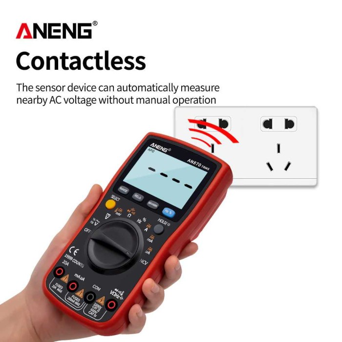 HOT SALE ANENG DIGITAL MULTIMETER VOLTAGE TESTER AN870 TERMURAH