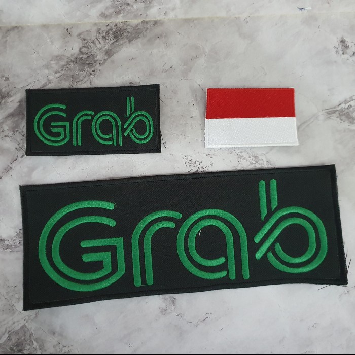 Terlaris Emblem Logo Patch Bordir Ojol Grab