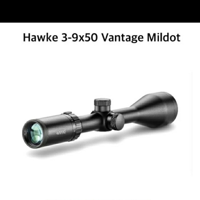 Terlaris Telescope Hawke 3-9X50 Vantage Mildot Teropong Hawke 3-9X50 Ids