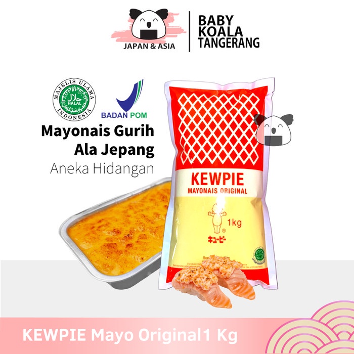 

Kewpie Mayo 1 Kg Mayonnaise Ala Jepang