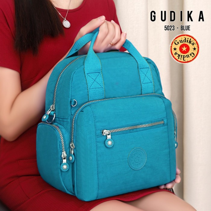 PROMO GUDIKA BAG 5023 TAS RANSEL MULTIFUNGSI GUDIKA WANITA ORIGINAL IMPORT TERBARU