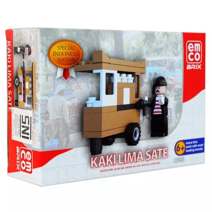 MUST HAVE TERBARU EDISI KAKI LIMA INDONESIA EMCO SATE- BRIX SERIE TERBARU