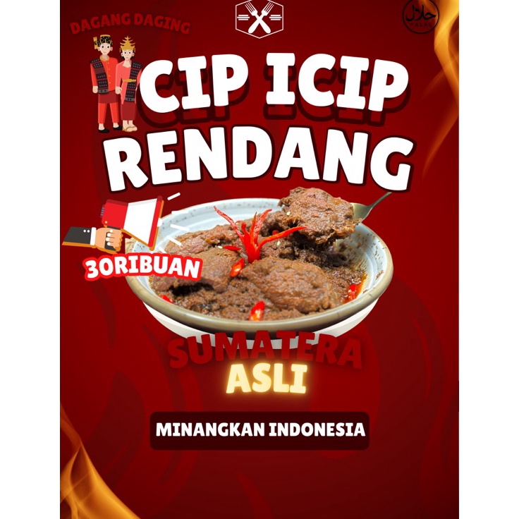 

ﾐ MMM 65710 Rendang Hitam sumatera versi Icip Icip doloe 2X PORSI MAKAN 120gr STAR ケ