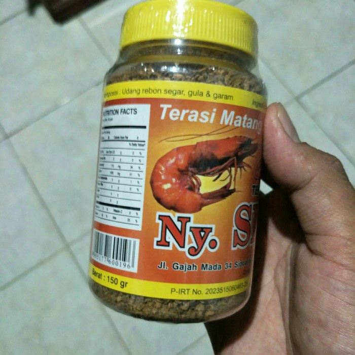 

Terasi Udang Ny Siok / Ny Siok Terasi Botol 150 Gr