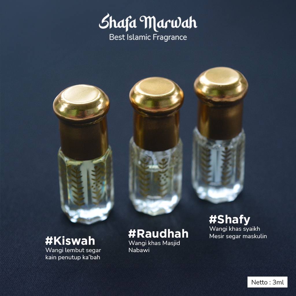 [Beli 1 Dapat 5 Bonus] Parfum Ibadah Bibit Murni Shafa Marwah Awet dan Lembut