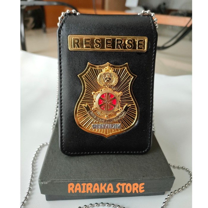 

Dompet Id Card Name Tag Kalung Lencana Kta Penyidik Reserse
