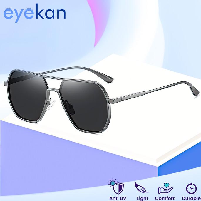 Kacamata Hitam Sunglasses Polarize Anti Uv 400 Aviator Eyekan 8692