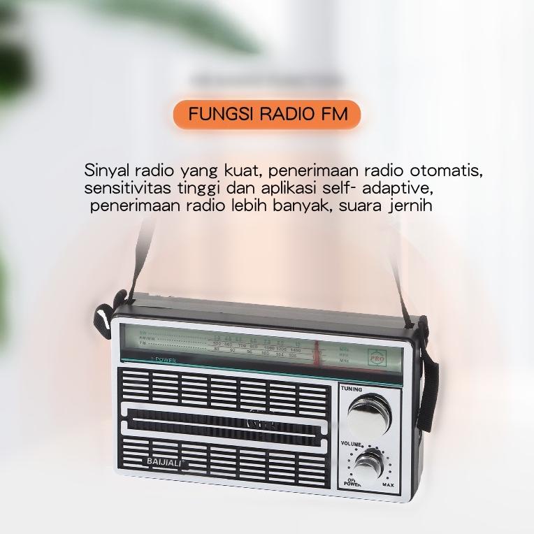 LOTTOL 4250 Radio Portable International Jadul 3 Band FM - AM -SW AC/DC Antik