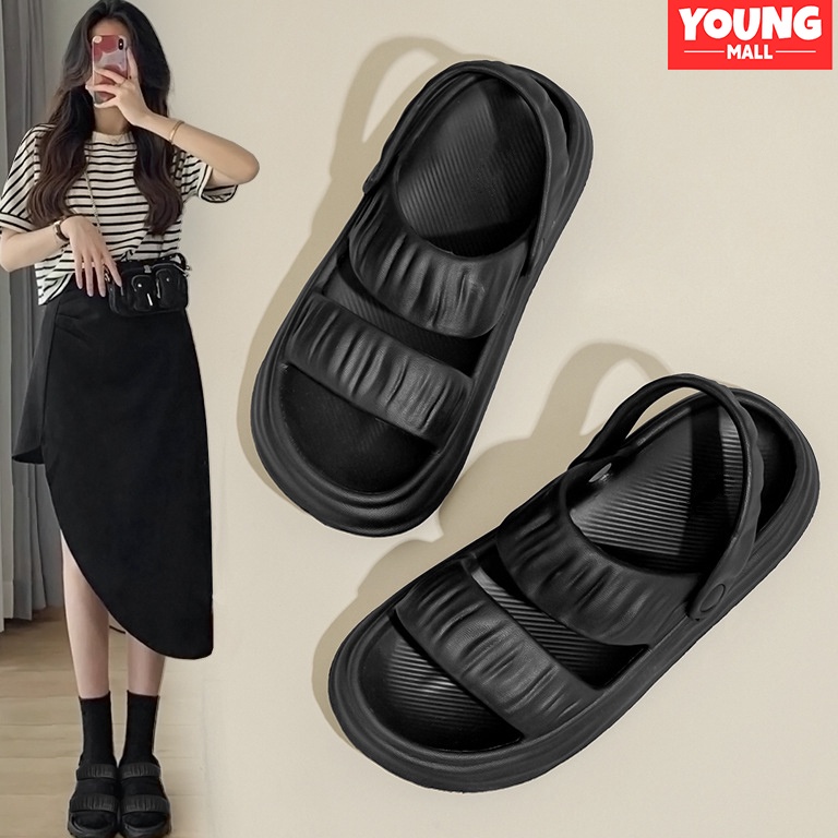 PALING DIMINATI|| Sandal jelly wanita import korea terbaru 2023 Sendal selop wanita kekinian Sepatu 