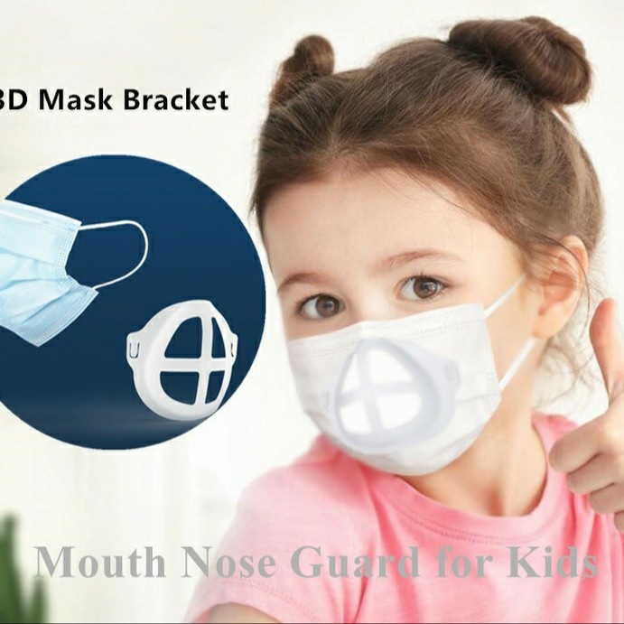 PENYANGGA MASKER 3D MASK BRACKET SILIKON SIRKULASI UDARA UNTUK ANAK2 Promo