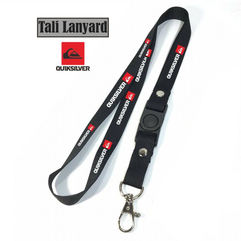 

Lanyard pods QUICK SILVER tali lanyard gantungan kunci name tag id card kartu nama / lanyard podss vapee gantungan / bisa cod lanyard best seller lanyard hitam lanyard murah / oring lengkap