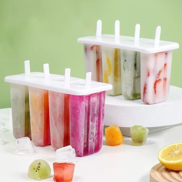 

Terlaku... (SNAPCORNER)CETAKAN ES KRIM LOLI Frozen Transparan 4 Sekat Plastic Frozen Popsicle