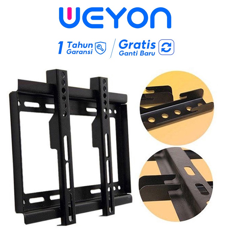 HARGA SPESIAL. Weyon Bracket TV Dudukan LCD LED  TV Yang Dapat Disesuaikan[19 inch-65 inch]
