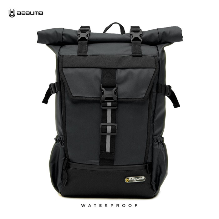 Terlaris Tas Ransel Pria Abauma Anti Air Backpack Rolltop Tas Motor Tas Outdoor