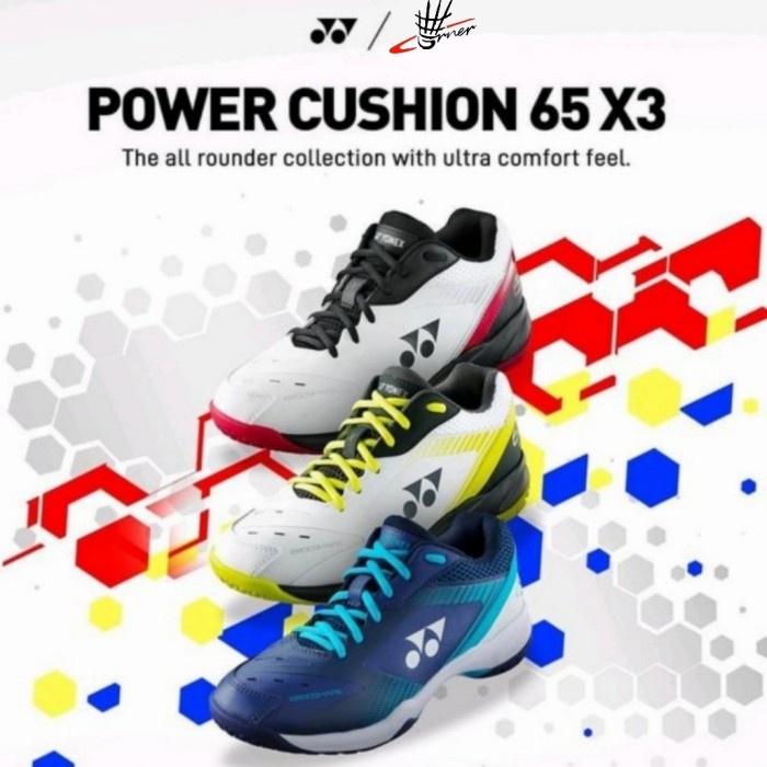 Terlaris Sepatu Badminton Yonex Power Cushion Shb 65X3 65 X3 X 3 Original
