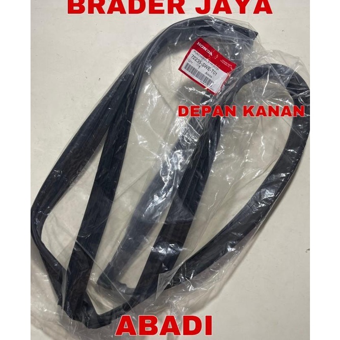 Run Channel Karet Kaca Rel Pintu Depan Belakang Jazz Ge8 2008 2013 Ori