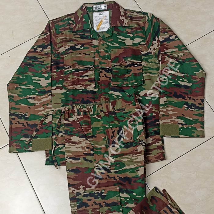 Terlaris Baju Pdl Loreng Tni Ad Kasad/Nkri Balotelli Wr Premiun Anti Air