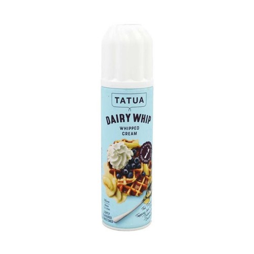 

TATUA WHIPPING CREAM AEROSOL 250Gr - DAIRY WHIP Cream HALAL IMPORT ghe02