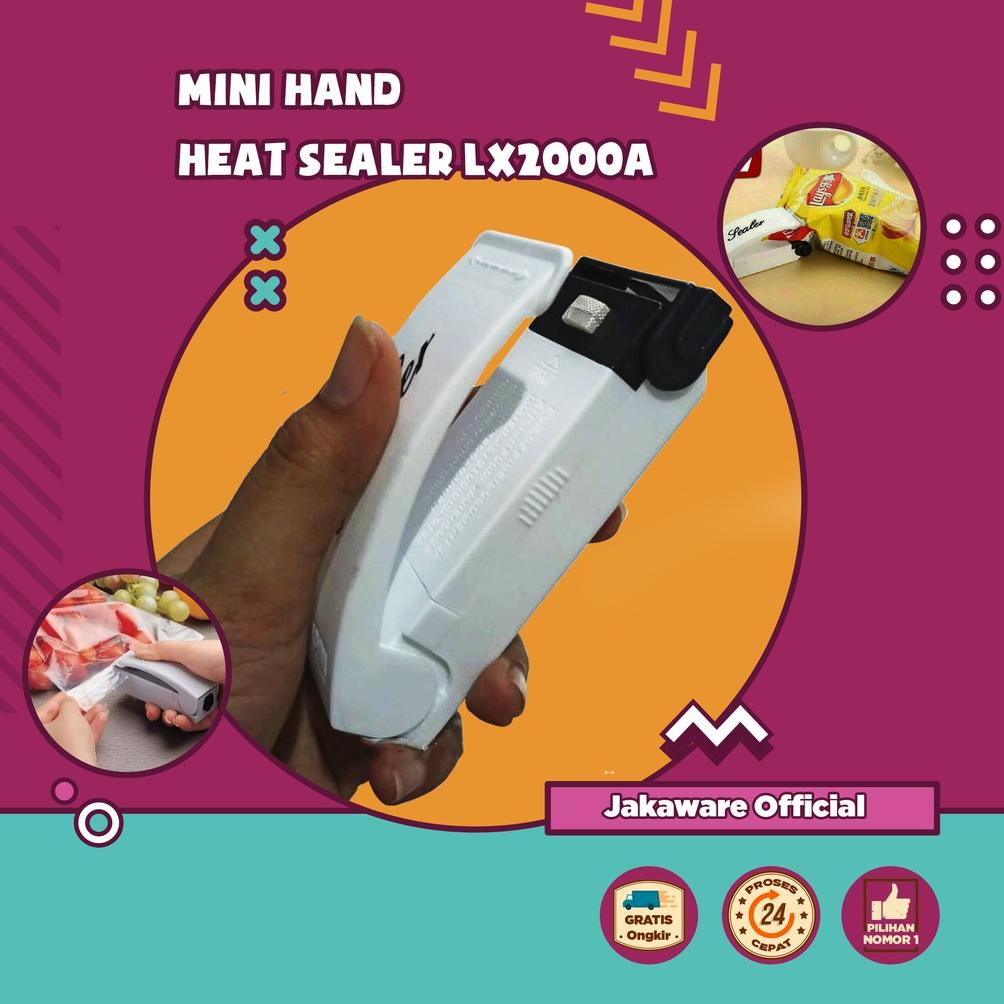 Promo Mini Hand Heat Sealer Alat Pres Elektrik Elektric Perekat Plastik Makanan Kemasan Bungkusan Se