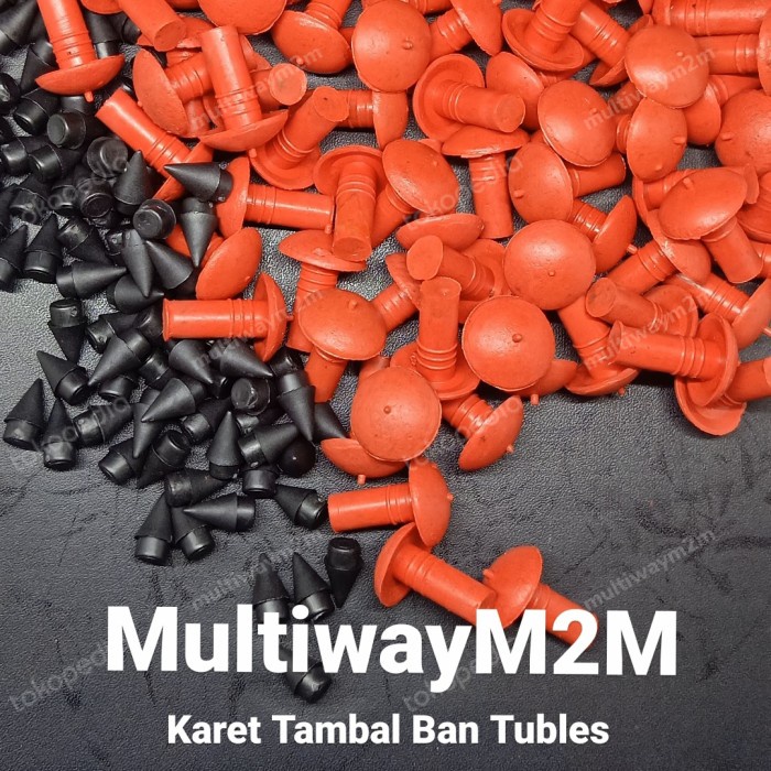 Karet Tambal Ban Tubeless Payung - Tambal Payung Refill 80Pcs