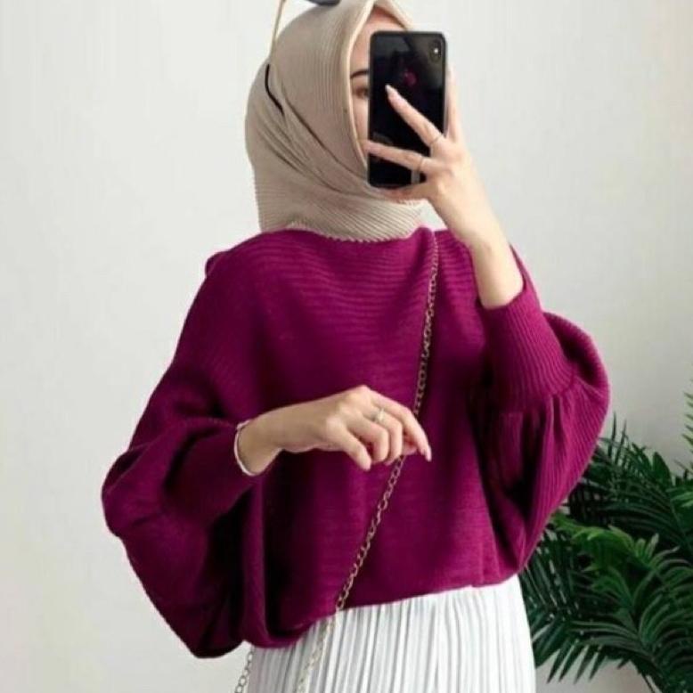 Grosir Prily Betwing Blouse/Baju Wanita Premium/Rajut Blouse Outerwear Erp