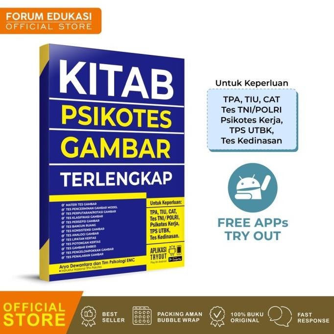 PROMO KITAB PSIKOTES GAMBAR TES CPNS, TES TNI POLRI, TES KEDINASAN 2022 TERBARU