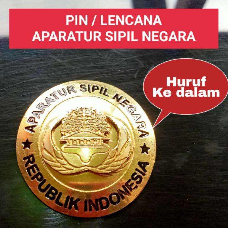 Terbaik Pin Lencana Korpri Asn - Apapatur Sipil Negara  - Korpri Bulat - Timbul - Tumpuk - Dua Lapis