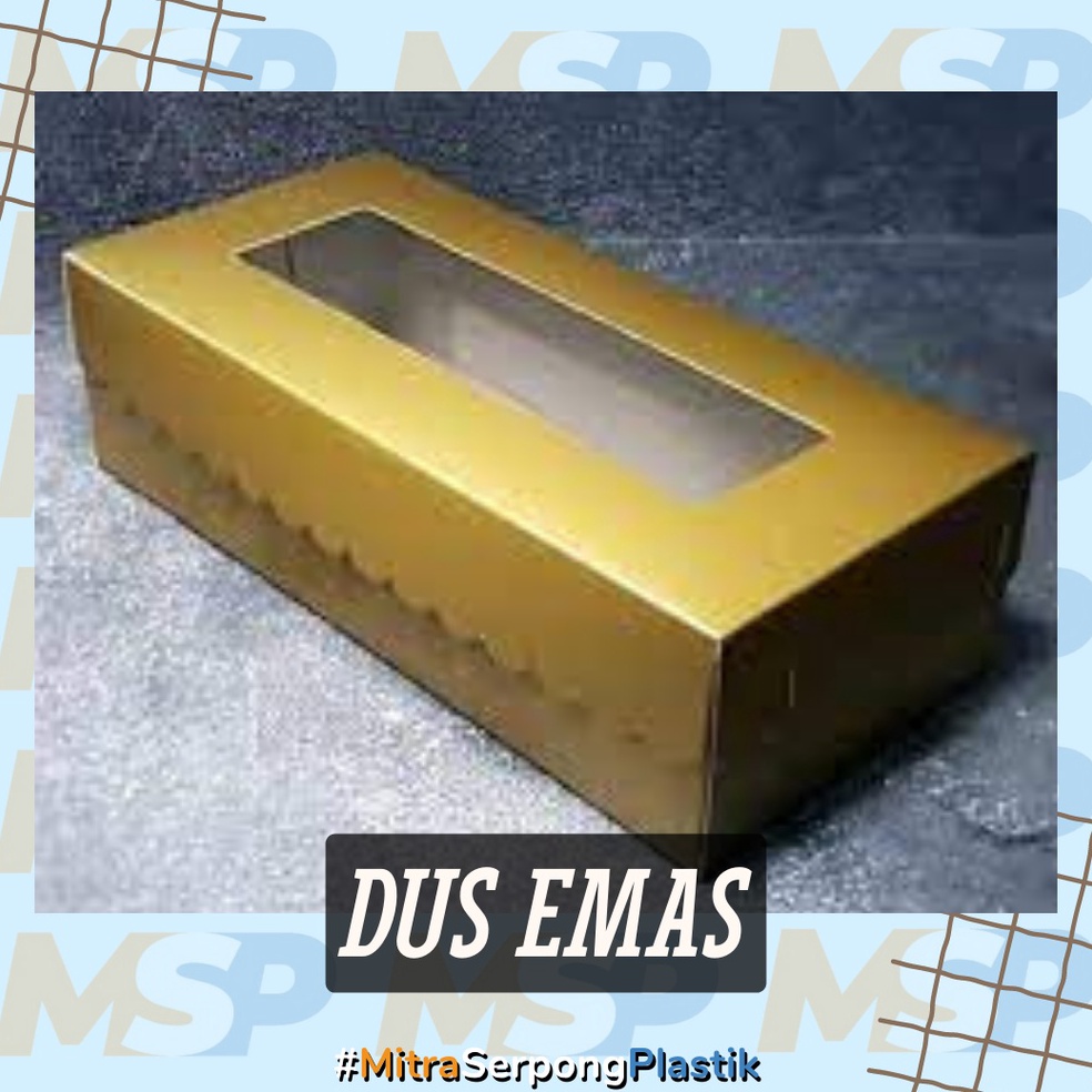 

Pasti Murah.. MSP ~ DUS EMAS PERSEGI PANJANG (10PCS) PRI