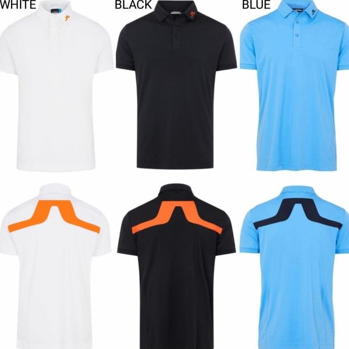 Men Polo shirt golf j.lindeberg kaos olahraga j lindeberg golf pria