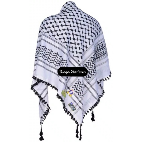 Bestseller Sorban Arab Almas Hitam - Sorban Arab Almas Putih -Sorban Haji