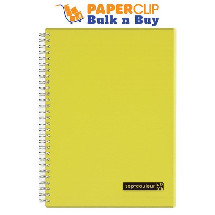 

Notebook B5 Maruman Septcouleur N571/B-04 Spiral Yellow