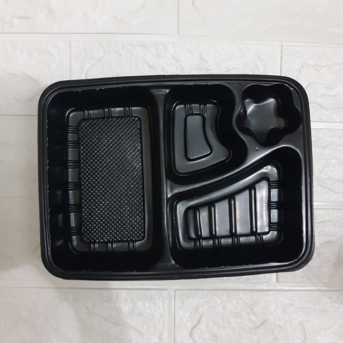 Terlaris Tray Mika Bento 4 Sekat / Box Bento