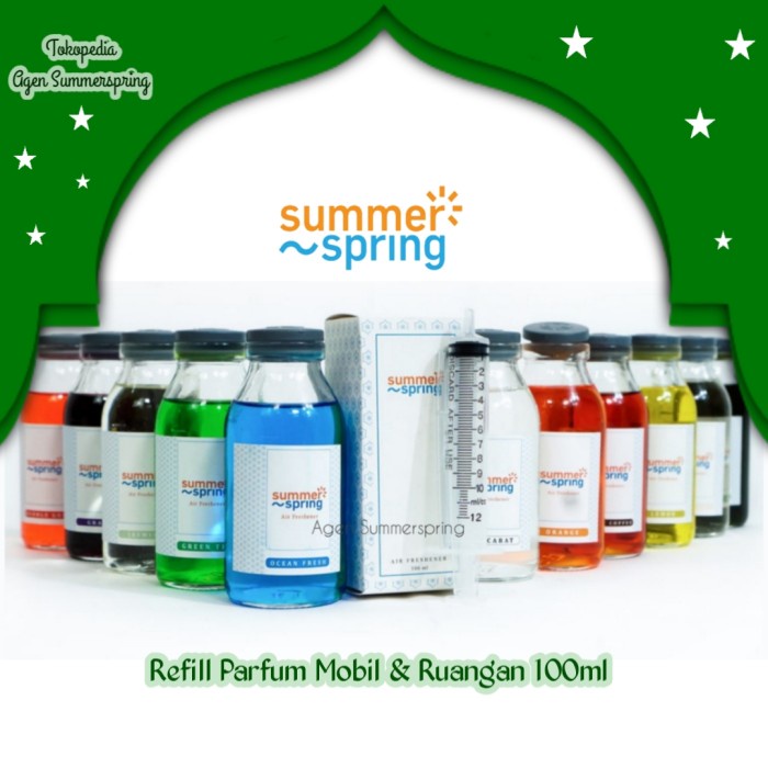 Terlaris Refill Parfum Mobil Refill Isi Ulang Pengharum Summerspring