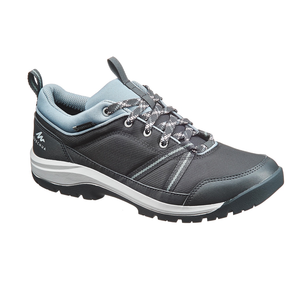 DECATHLON QUECHUA Sepatu Boot Gunung Country Walking Wanita NH150 Protect - Abu - Abu - 8504213