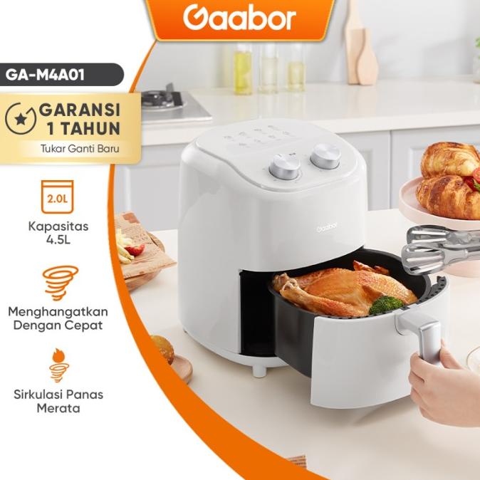 Gaabor Air Fryer Low Watt 4.5L  / GA-M4A01