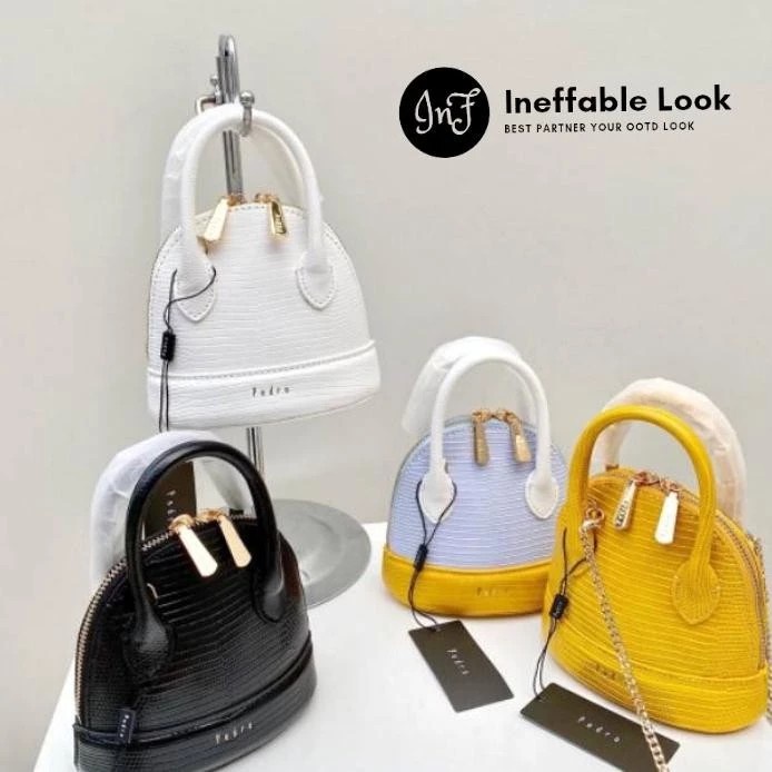 FLASH SALE SLINGBAG PDRO TAS SELEMPANG PDR TAS WANITA PEDRO MINI LIZARD-EFFECT TERLARIS