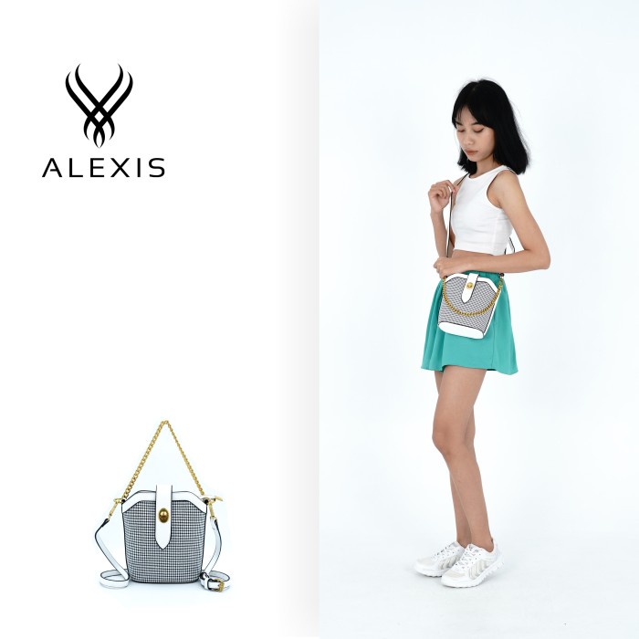 FLASH SALE ALEXIS IMPORT TAS SELEMPANG JINJING WANITA (11500037-TDALV) TERMURAH