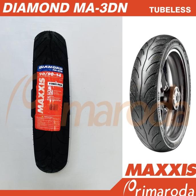 Ban Belakang Honda Vario 125 90/90-14 Tubeless Maxxis Diamond MA-3DN