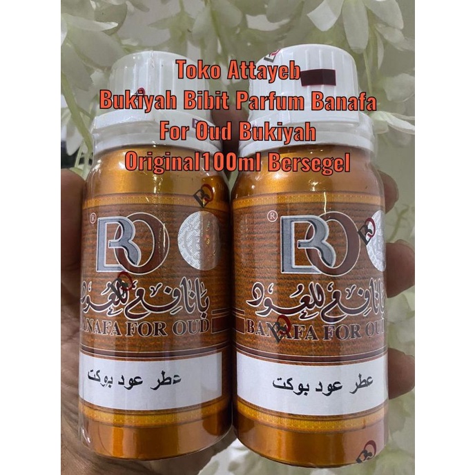 Bukiyah Bibit Parfum Banafa For Oud Bukiyah Original 100ml Bersegel