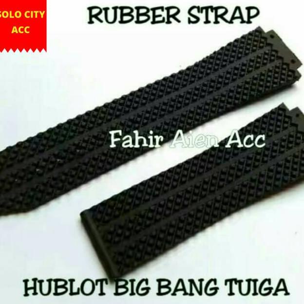 NAW671 TALI JAM HUBLOT BIG BANG TUIGA TUIGA SENNA GENEVE RUBBER STRAP TALIJAM HUBLOT +