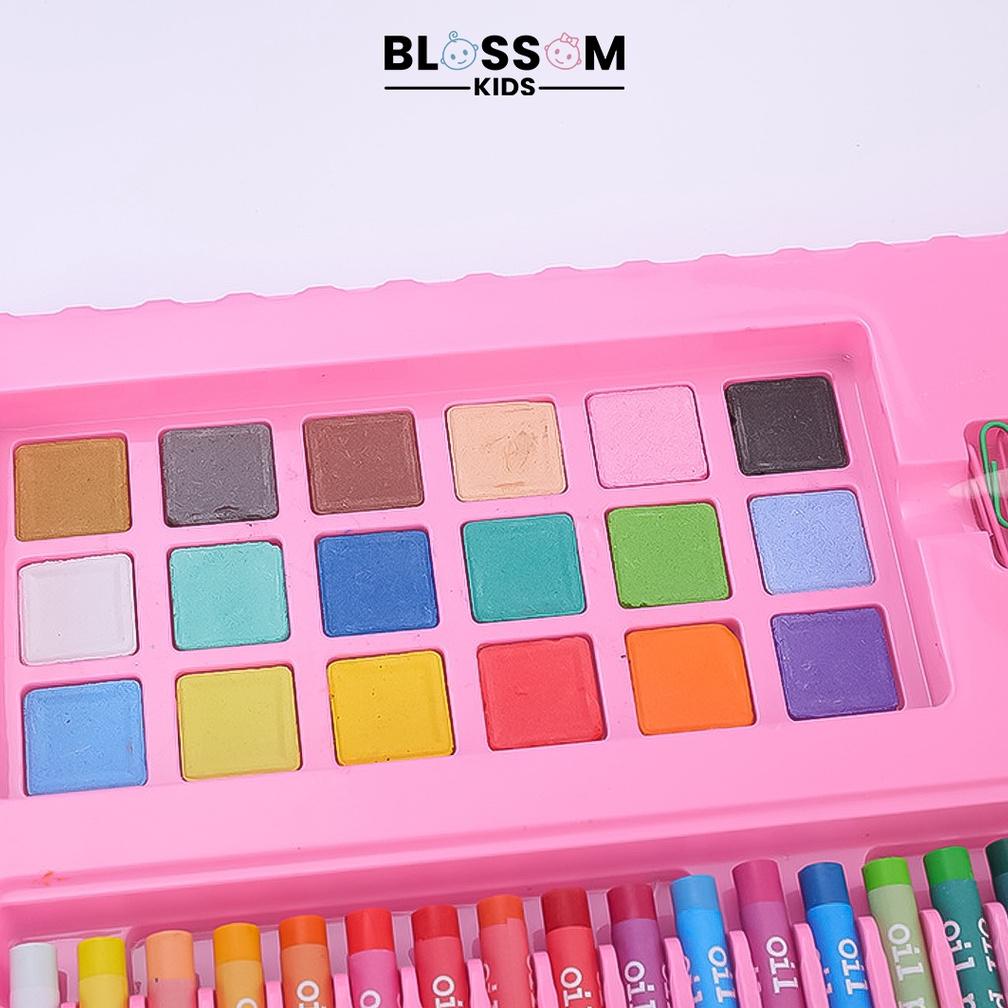 Terbaik Alat Lukis Set 208Pcs Crayon Oil Paste Krayon Mewarnai Pensil Warna Cair Perlengkapan Tulis Sekolah - Blossom Kids Wxs