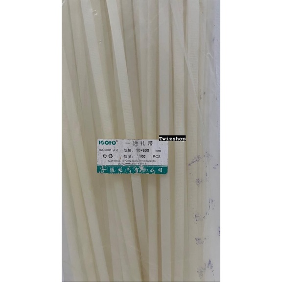 

Terlaris Kabel Ties 60 Cm / Kabel Tis 10X600Mm Isi 100 Pcs