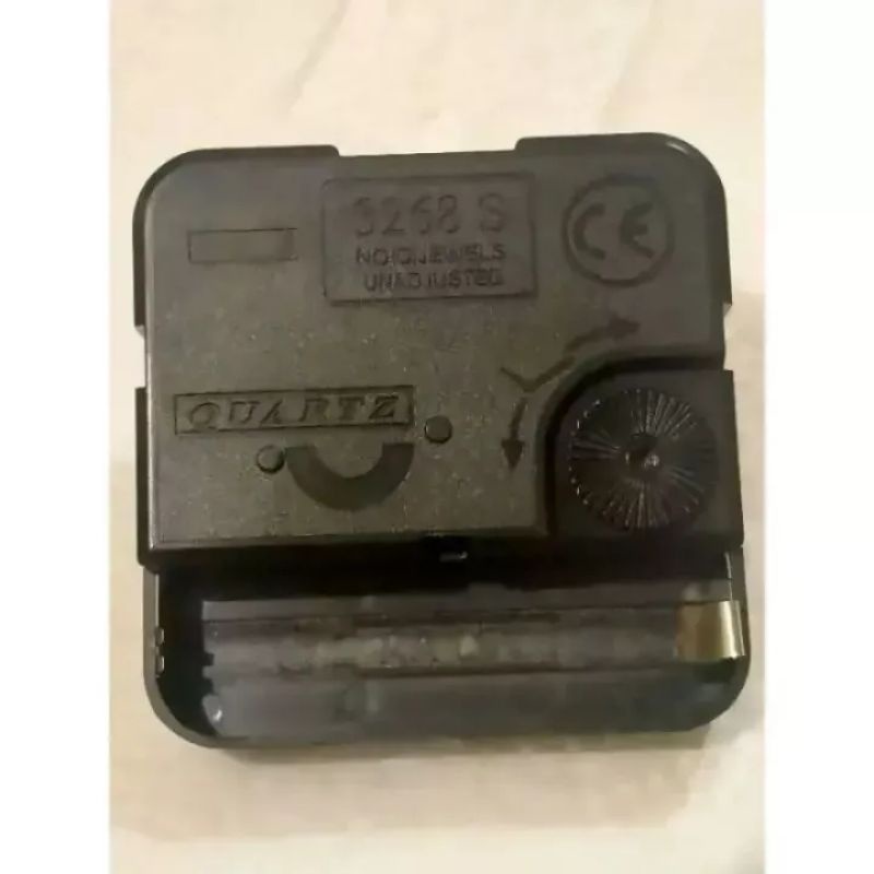 mesin jam dinding 3268 sweep jarum ukir kecil