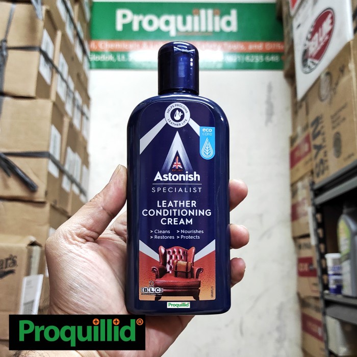 ASTONISH LEATHER CONDITIONING CREAM CAIRAN PEMBERSIH KULIT SOFA JOK