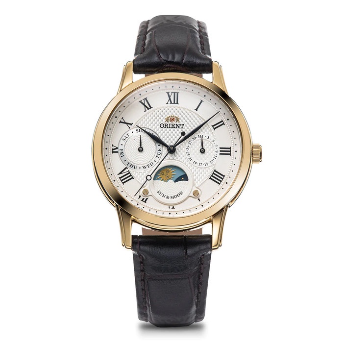 PROMO ORIENT SUN & MOON RN-KA0002S LADIES GOLD QUARTZ JAM TANGAN WANITA TERBARU