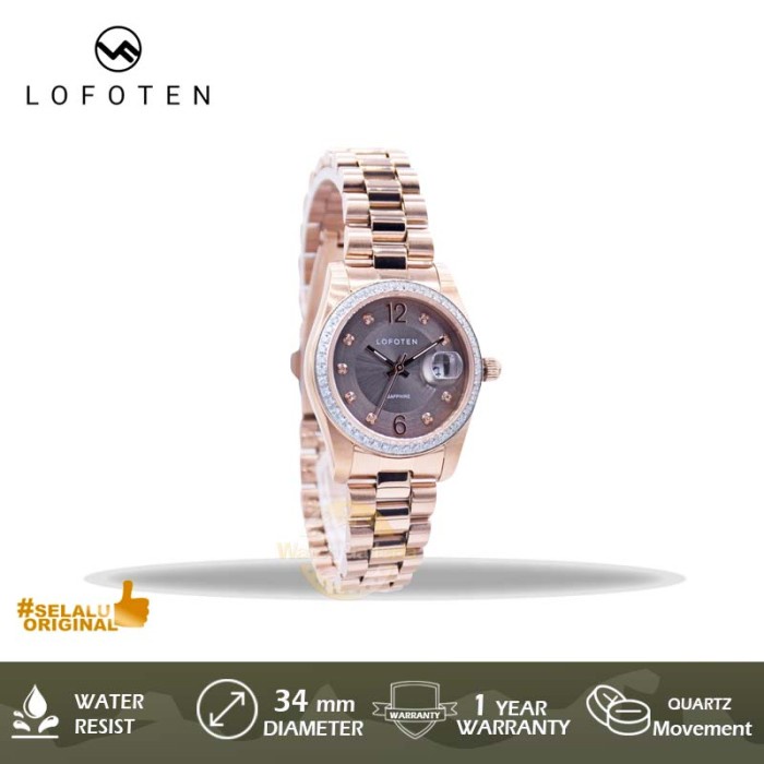 FLASH SALE JAM TANGAN WANITA LOFOTEN 2323 RG 2323RG ORIGINAL BERGARANSI RESMI TERBARU